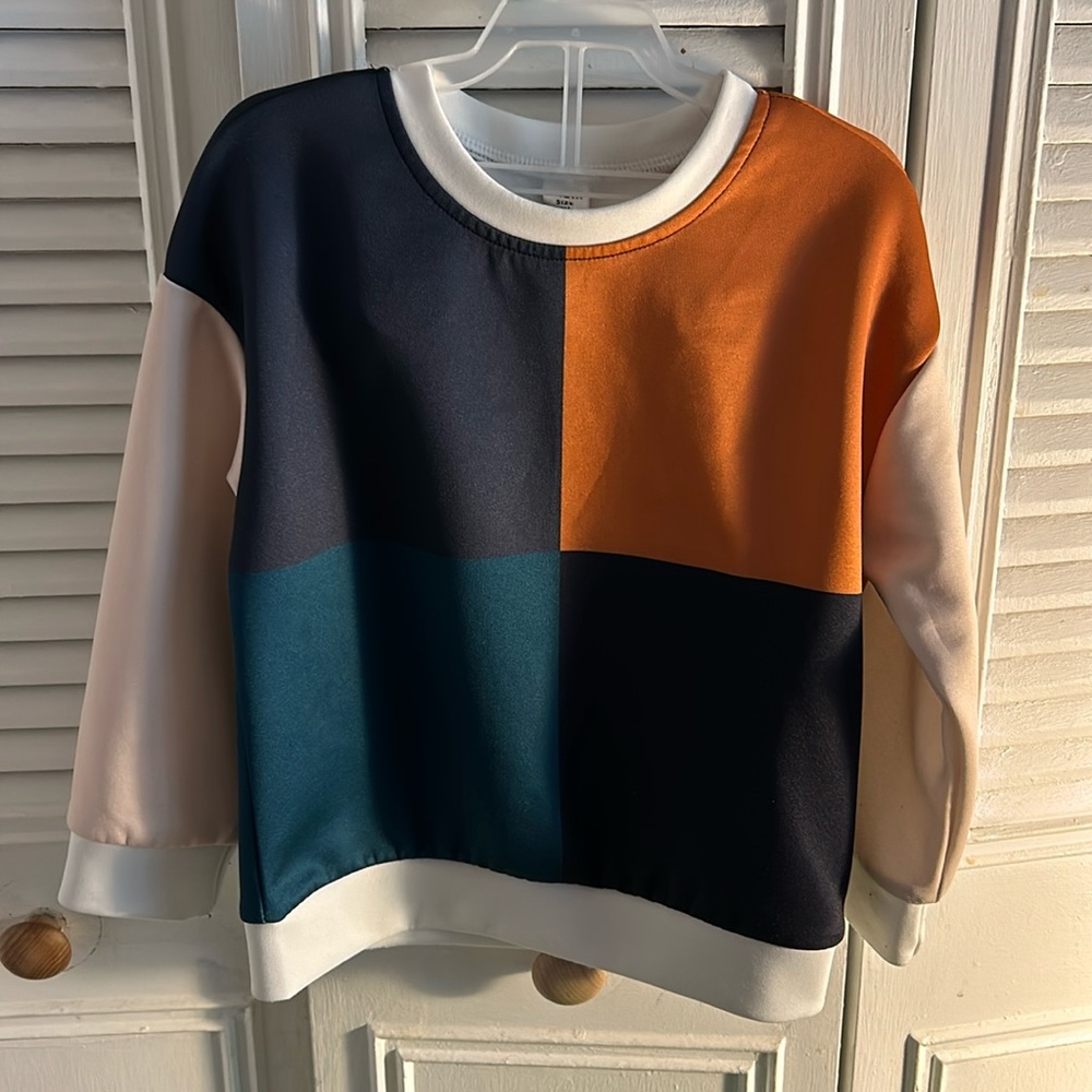 SHEIN multicolor long sleeve shirt boys